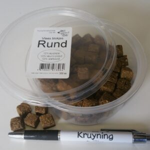 Vleesblokjes Rund 350 cc