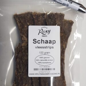 Vleesstrips Schaap 100 gram