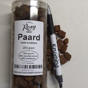 Vlees knabbels Paard 12 x 200 gram