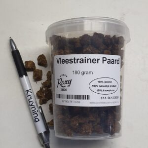 Vleesblokjes puur mini Paard 12 x 180 gram