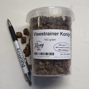 Vleesblokjes puur mini Konijn 12 x 180 gram