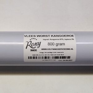 Roxy Vlees Worst Kangoeroe 800 gram